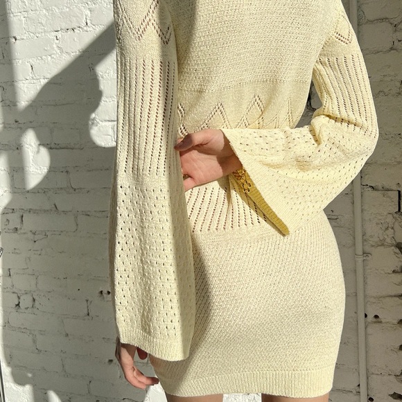 Lisa Says Gah Penny Mini Dress Ivory - Picture 6 of 7